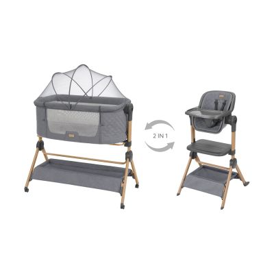 Kikkaboo 2-In-1 Sidesleeper + Kinderstoel Sleat Me
