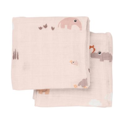 Done By Deer Playground Multidoek - 2-Pack - Powder Done By Deer Playground Multidoek - 2-Pack - Powder