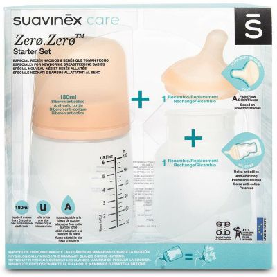 Suavinex Zero Zero Flespakket - 180ml - Fair 