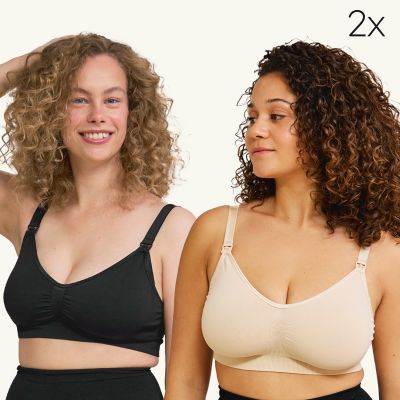 Carriwell Original Zwangerschaps- en Voedingsbeha - 2-Pack - S/M