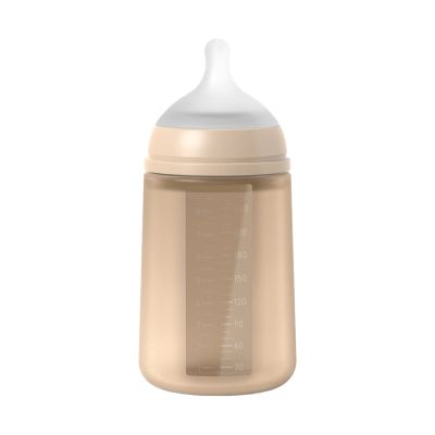 Suavinex Colour Essence Fles - Medium Flow - 240ml - Silicone - Beige