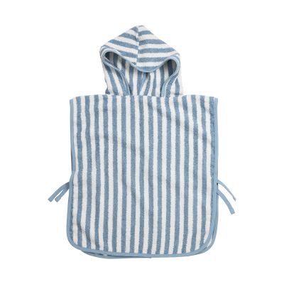 Meyco Badponcho - Badstof Jacquard Fat Stripe