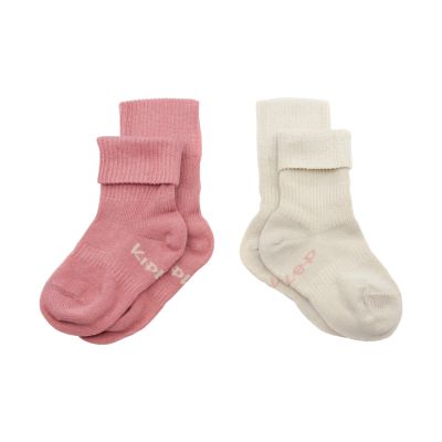 KipKep Blijf-Sokjes - 12-18 Mnd - 2-Pack - Dusty Clay KipKep Blijf-Sokjes - 12-18 Mnd - 2-Pack - Dusty Clay
