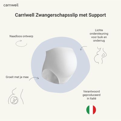 Carriwell Zwangerschapsslip Support Wit M Carriwell Zwangerschapsslip Support Wit M