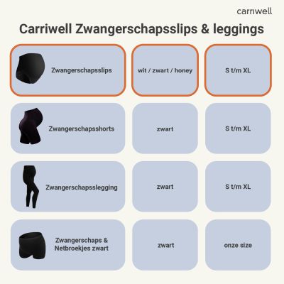 Carriwell Zwangerschapsslip Support Wit M Carriwell Zwangerschapsslip Support Wit M