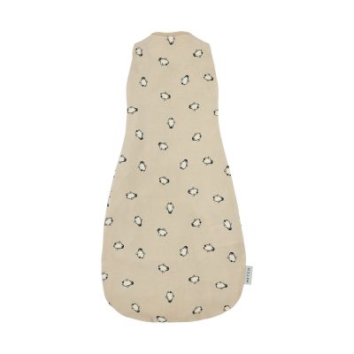 Meyco Cocoon Inbakerslaapzak - 4-8 Mnd - Penguin - Soft Sand 