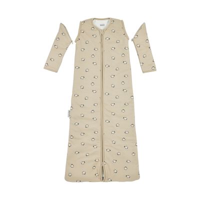 Meyco Slaapzak 4-Seizoenen - One Size - Jersey - Penguin Soft Sand Meyco Slaapzak 4-Seizoenen - One Size - Jersey - Penguin Soft Sand
