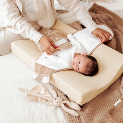 Meyco Baby Aankleedkussenhoes Badstof Uni Soft Sand 50 x 70 cm