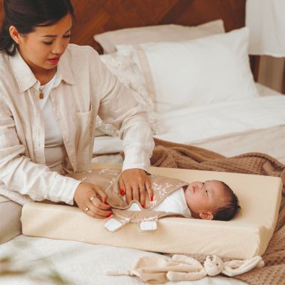 Meyco Baby Aankleedkussenhoes Badstof Uni Soft Sand 50 x 70 cm