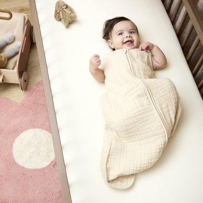 Meyco Baby Uni Zomerslaapzak - 70 cm - Pre-Washed Hydrofiel - Soft Sand Meyco Baby Uni Zomerslaapzak - 70 cm - Pre-Washed Hydrofiel - Soft Sand