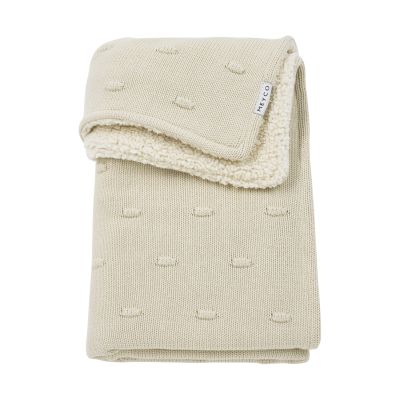 Meyco Baby Wiegdeken Teddy Knots Soft Sand 75 x 100 cm