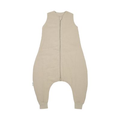 Meyco Baby Slaapzak Jumper Winter Hydrofiel Uni Pre-Washed Sand 80 cm