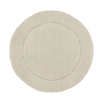 Meyco Baby Knots Boxkleed Rond - ⌀95cm - Soft Sand