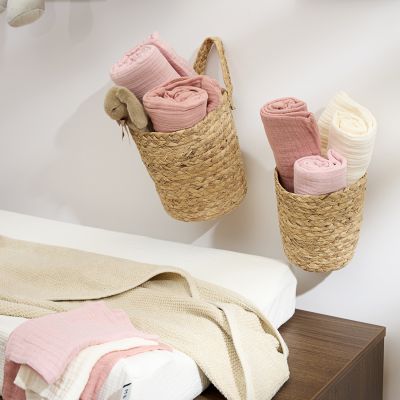 Meyco Baby Uni Hydrofiele Doeken - 3 Stuks - Pre-Washed Hydrofiel - 70 x 70 cm - Soft Rose/Rose/Natural Meyco Baby Uni Hydrofiele Doeken - 3 Stuks - Pre-Washed Hydrofiel - 70 x 70 cm - Soft Rose/Rose/Natural