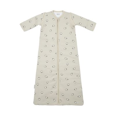 Meyco Baby Slaapzak Met Afritsbare Mouwen Penguin Soft Sand 60 cm