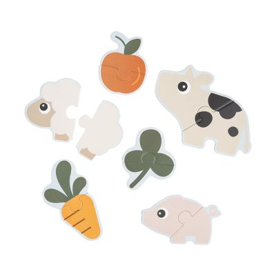 Done By Deer Tiny Farm Eerste Puzzel - Colour Mix Done By Deer Tiny Farm Eerste Puzzel - Colour Mix