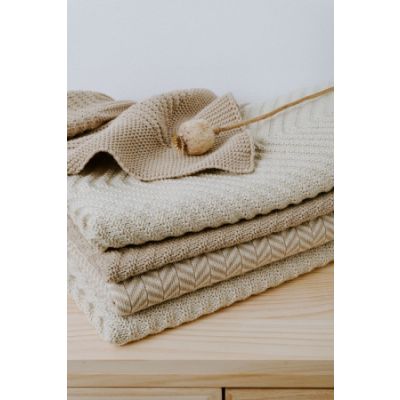 Baby's Only Ledikantdeken Grace Beige 100 x 135 cm Baby's Only Ledikantdeken Grace Beige 100 x 135 cm