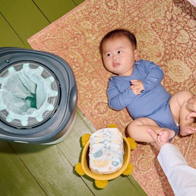Tommee Tippee Sangenic Twist & Click Luieremmer - ECO - Roze Tommee Tippee Sangenic Twist & Click Luieremmer - ECO - Roze