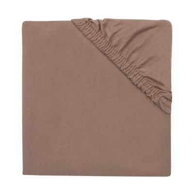 Jollein Hoeslaken Jersey 40/50x80/90cm - Milky Coffee Jollein Hoeslaken Jersey 40/50x80/90cm - Milky Coffee