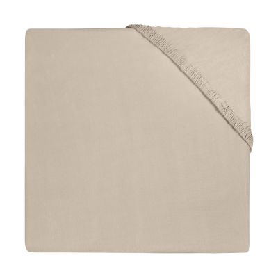 Jollein Ledikanthoeslaken Jersey 60 x 120 cm Nougat Jollein Ledikanthoeslaken Jersey 60 x 120 cm Nougat
