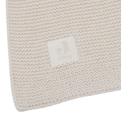Jollein Deken Wieg - Basic Knit - 75 x 100 cm - Oatmeal Jollein Deken Wieg - Basic Knit - 75 x 100 cm - Oatmeal