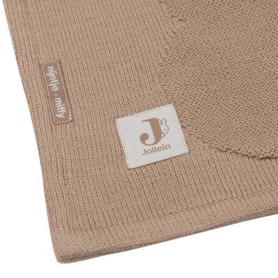 Jollein Deken Wieg - Miffy - 75 x 100 cm – Biscuit/Velvet Jollein Deken Wieg - Miffy - 75 x 100 cm – Biscuit/Velvet