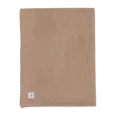 Jollein Deken Wieg - Miffy - 75 x 100 cm – Biscuit/Velvet Jollein Deken Wieg - Miffy - 75 x 100 cm – Biscuit/Velvet