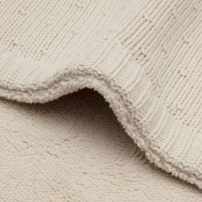 Jollein Ledikantdeken - Sprinkle Knit / Fluffy - 100 x 150 cm - Sand