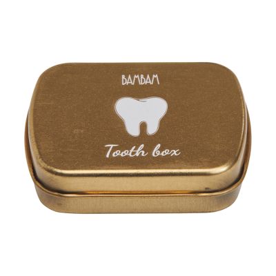 BamBam Tandendoosje Goud 6 cm