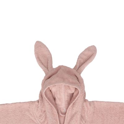 Jollein Badponcho Oortjes - Badstof - Wild Rose