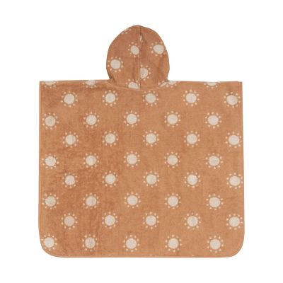 Jollein Jacquard Badponcho - 2-zijdig - Badstof - Sun Jollein Jacquard Badponcho - 2-zijdig - Badstof - Sun