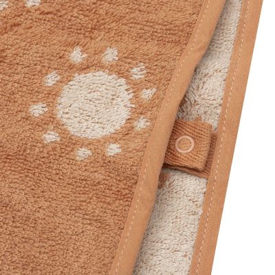 Jollein Jacquard Badponcho - 2-zijdig - Badstof - Sun Jollein Jacquard Badponcho - 2-zijdig - Badstof - Sun