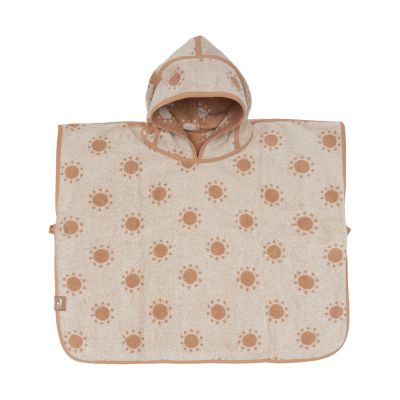 Jollein Jacquard Badponcho - 2-zijdig - Badstof - Sun Jollein Jacquard Badponcho - 2-zijdig - Badstof - Sun