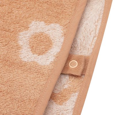 Jollein Jacquard Badponcho - 2-zijdig - Badstof - Flower Jollein Jacquard Badponcho - 2-zijdig - Badstof - Flower