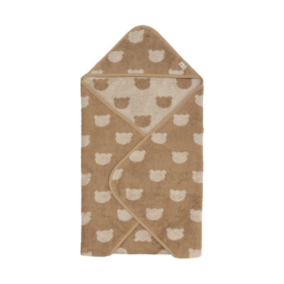 Jollein Jacquard Badcape - Badstof - 75x75 cm - Teddy Bear Jollein Jacquard Badcape - Badstof - 75x75 cm - Teddy Bear