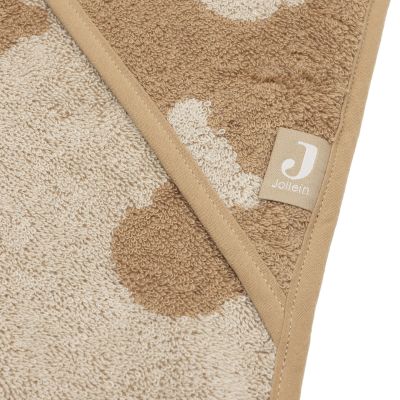Jollein Jacquard Badcape - Badstof - 75x75 cm - Teddy Bear Jollein Jacquard Badcape - Badstof - 75x75 cm - Teddy Bear