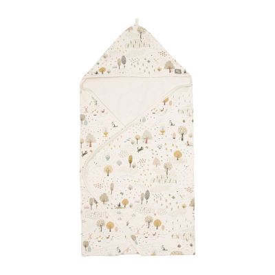 Jollein Badcape Print - Badstof - 75x75 cm - Tiny Park Jollein Badcape Print - Badstof - 75x75 cm - Tiny Park
