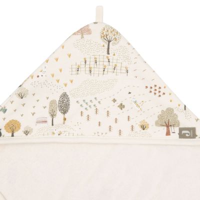 Jollein Badcape Print - Badstof - 75x75 cm - Tiny Park Jollein Badcape Print - Badstof - 75x75 cm - Tiny Park