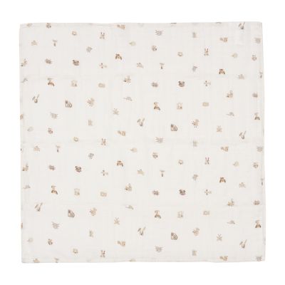 Jollein Hydrofiele Doek Small 70x70 cm - Animal Friends – 3 Stuks
