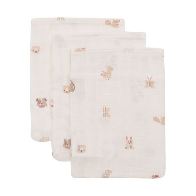 Jollein Hydrofiel Washandje - 15x20 cm - 3 Stuks