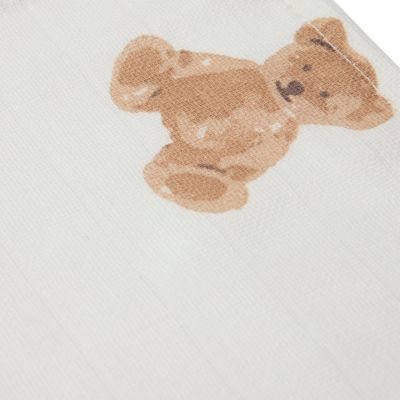 Jollein Monddoekje Hydrofiel Teddy Bear 3-pack