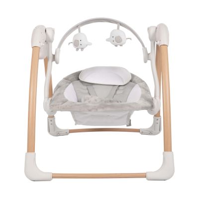 Bo Jungle B-Portable Swing Dolphy Wood Pure White Bo Jungle B-Portable Swing Dolphy Wood Pure White