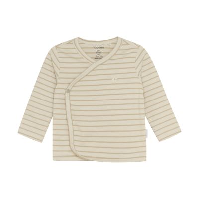 Noppies Nour Shirt met Lange Mouwen - Stripe - Maat 50 - Offwhite Noppies Nour Shirt met Lange Mouwen - Stripe - Maat 50 - Offwhite
