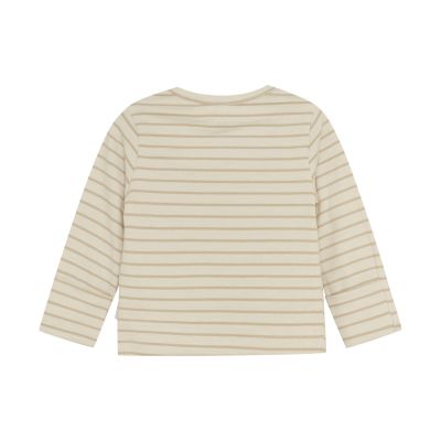 Noppies Nev Shirt met Lange Mouwen - Stripe - Maat 62 - Offwhite Noppies Nev Shirt met Lange Mouwen - Stripe - Maat 62 - Offwhite