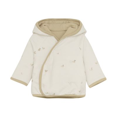 Noppies Nuru Jasje - Animals - Maat 50 - Offwhite Noppies Nuru Jasje - Animals - Maat 50 - Offwhite