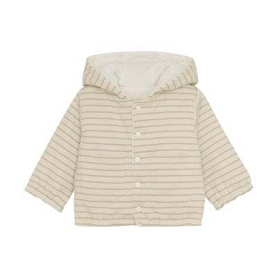 Noppies Neddie Jasje - Stripe - Maat 50 - Offwhite Noppies Neddie Jasje - Stripe - Maat 50 - Offwhite