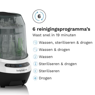 Baby Brezza Bottle Washer Pro - Black / White Baby Brezza Bottle Washer Pro - Black / White