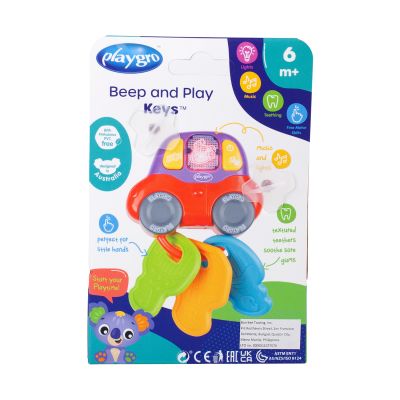 Playgro Rammelaar - Beep and Play Keys Playgro Rammelaar - Beep and Play Keys