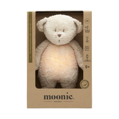 Moonie The Humming Bear Slaapknuffel - Sand