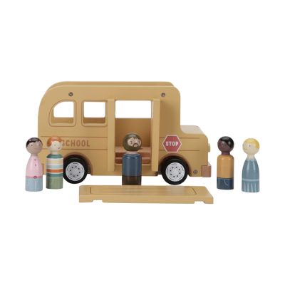 Little Dutch Schoolbus met poppetjes FSC Little Dutch Schoolbus met poppetjes FSC